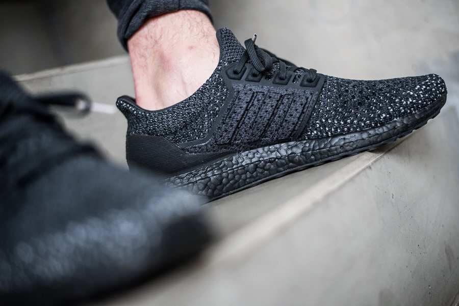 ultra boost clima black on foot
